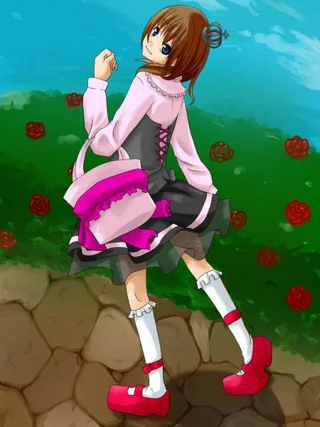 漫有gif看似人畜无害的萝莉,实际却有着魔女人格的右代宫真里亚_腾讯