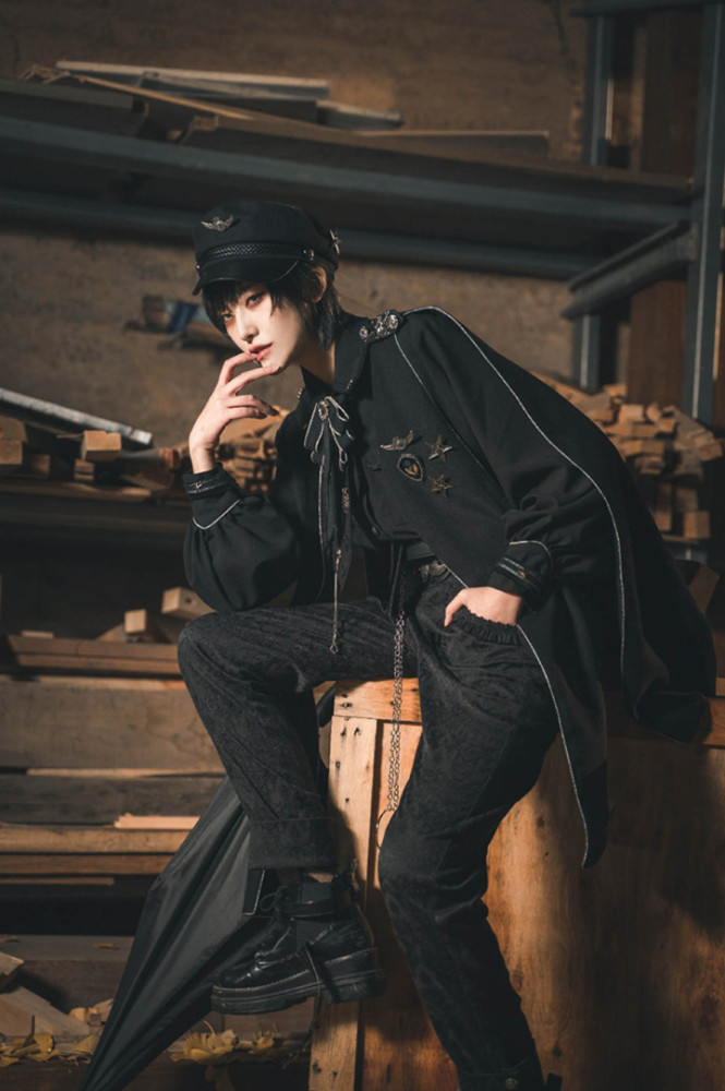 谁说穿洛丽塔只有女生这些基佬装男生穿上英俊飒气lo娘看了都心动