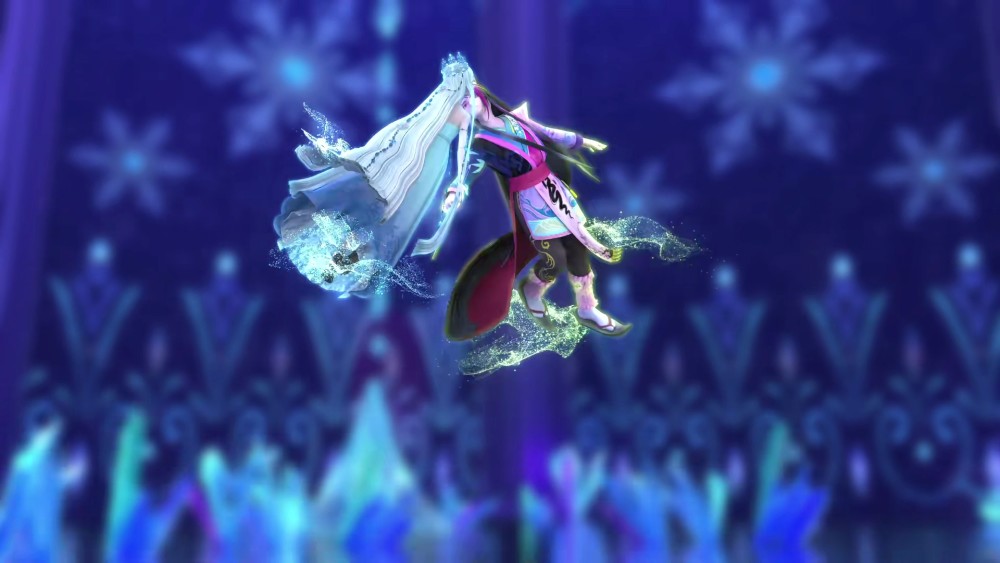 精灵梦叶罗丽:颜爵和冰公主甜甜的同框图,冰公主个人美图也走一波