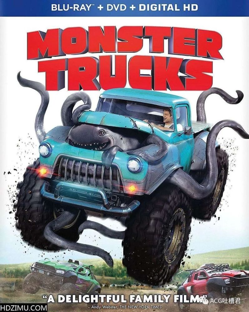 acg吐槽君1080p电影推荐怪兽卡车monstertrucks