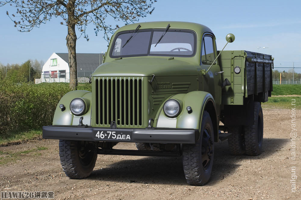 国庆节说说雷锋车嘎斯51苏联产量最大的卡车跃进130的原型