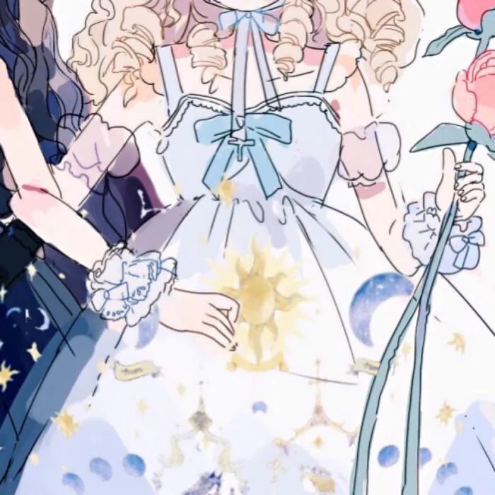 梦幻仙气的二次元闺蜜头像