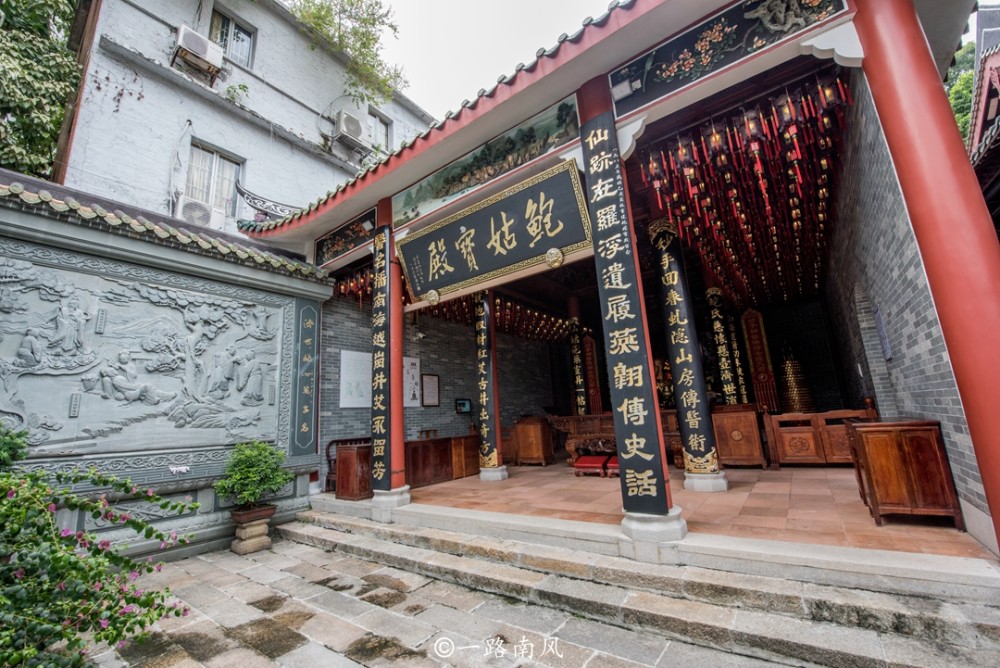 岭南规模较大的道教建筑南海太守之女曾在此修行很多游客不知
