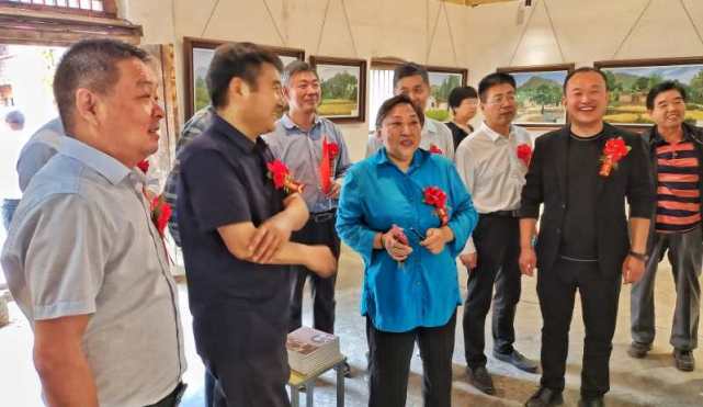 乡村美术馆在汝州市焦村镇魏沟村开馆