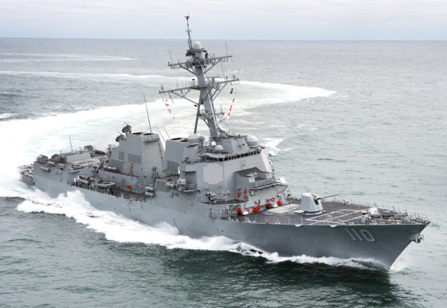 "威廉61p61劳伦斯号"(ddg-110)导弹驱逐舰(资料图)