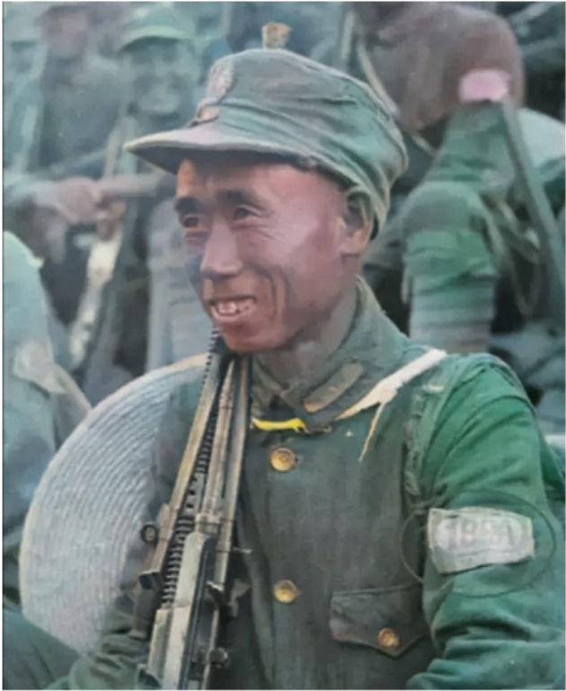 真实八路军战士的彩色老照片个个都是抗日英雄