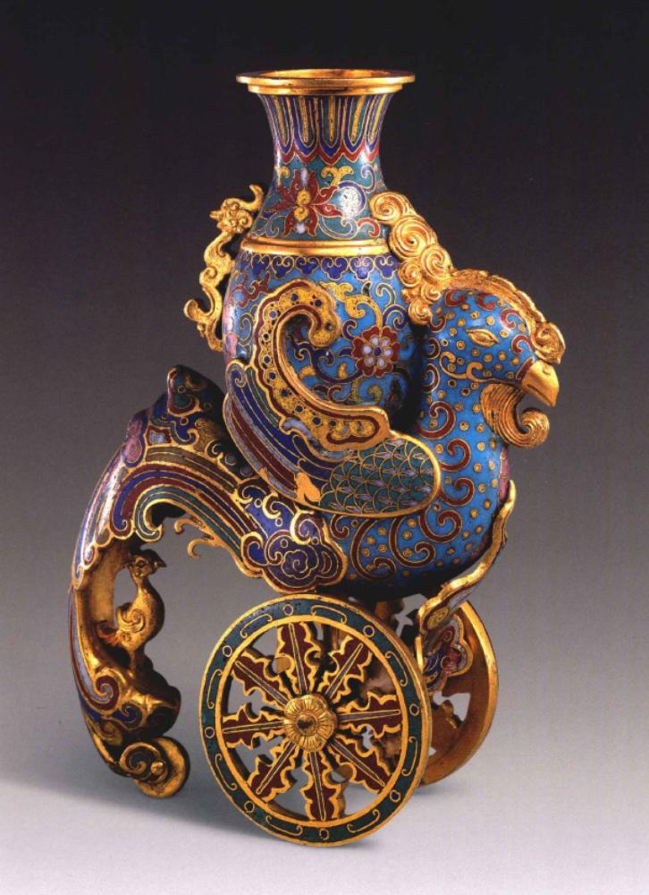 故宫博物院珍藏设计巧妙工艺精致清乾隆时期掐丝珐琅器精品