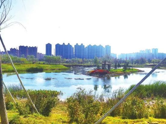长春富裕公园开园市民有了乐水好去处