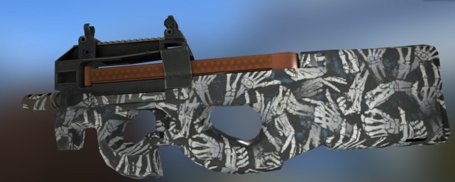 csgo皮肤彩蛋第8期:p90最特别的一款皮肤,一句话看哭老兵|刻痕|异星