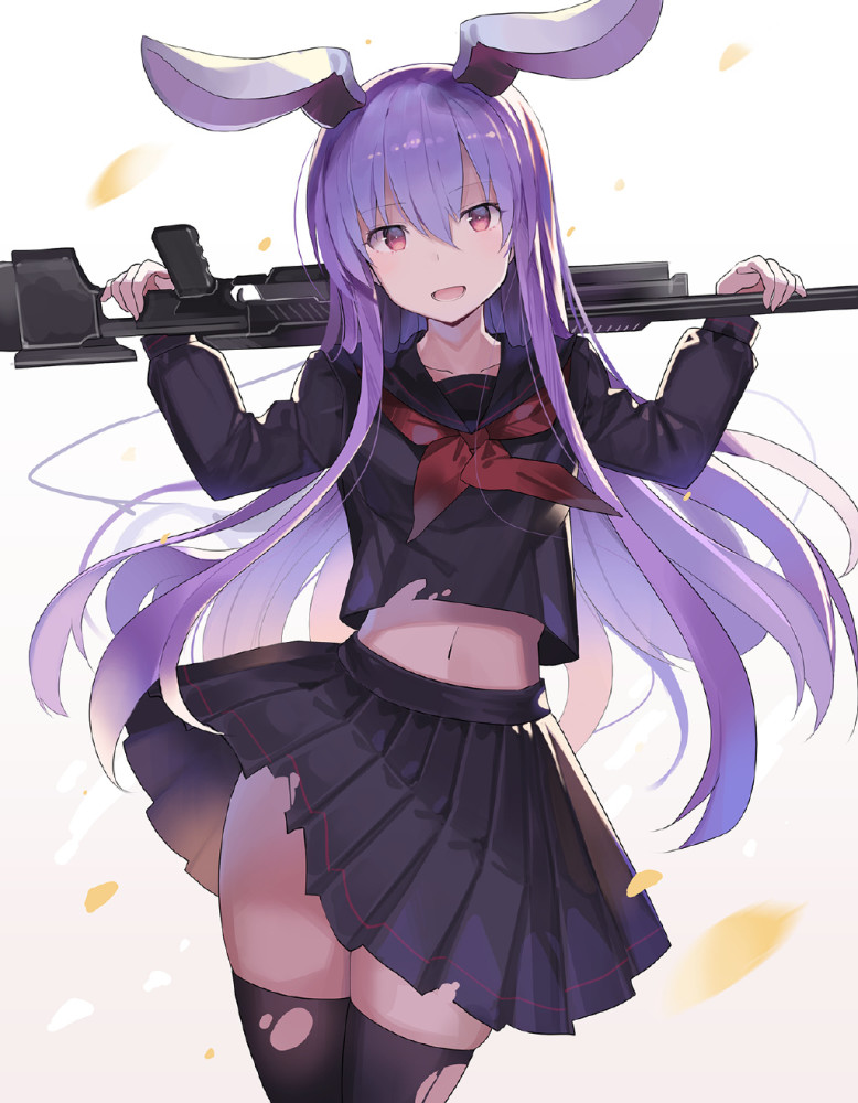 p站美图还是兔兔!《东方project》铃仙壁纸特辑