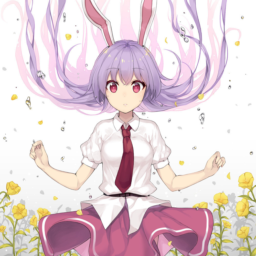 p站美图还是兔兔!《东方project》铃仙壁纸特辑