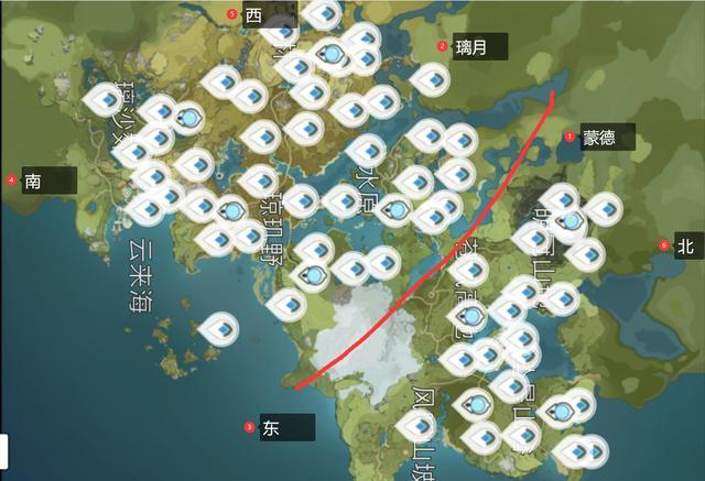 原神璃月和蒙德的资源分布关系一个是亲生的一个路上捡的