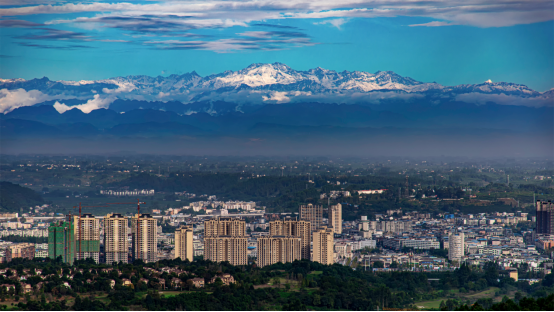 川藏铁路第一港国际生态公园城蒲江