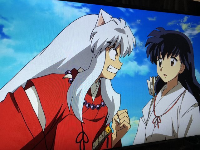 半妖的夜叉姬开播 再次看到戈薇和犬夜叉 珊瑚和弥勒 好开心 半妖的夜叉姬 犬夜叉 戈薇 珊瑚 弥勒 杀生丸