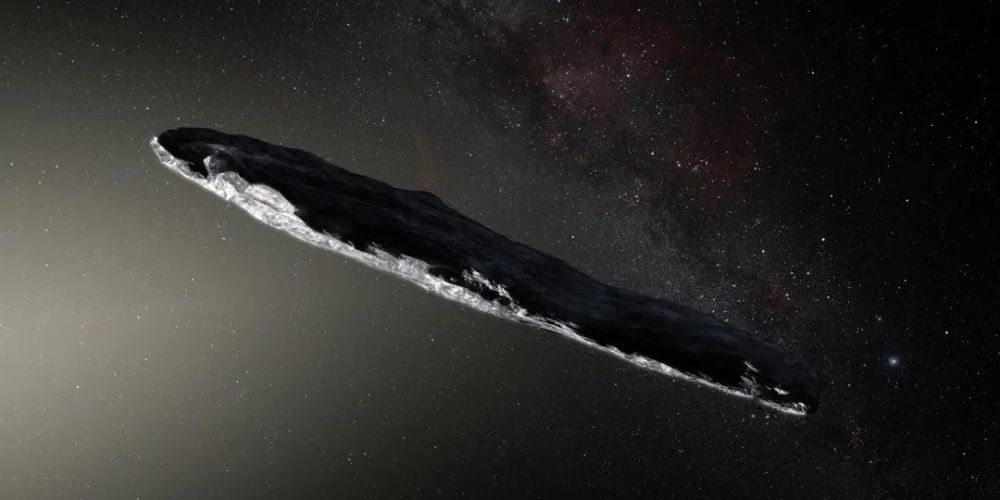 太空|当小行星在太空中打了一个水漂……