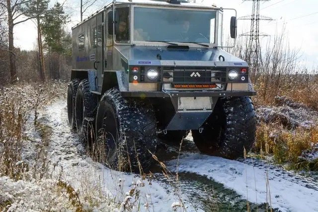 俄国版乌尼莫克北极圈的大脚怪burlak全地形车