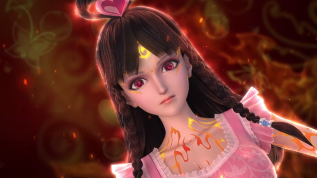 叶罗丽王默化身火焰女神邪魅个性很拽面对女王霸气十足