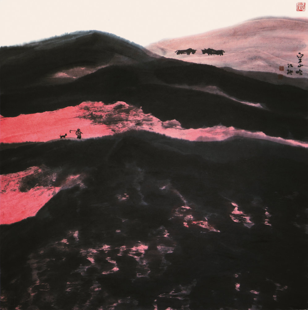 邱汉桥|邱汉桥山水画：雄浑厚重中透出灵情，闲情逸趣中彰显大气