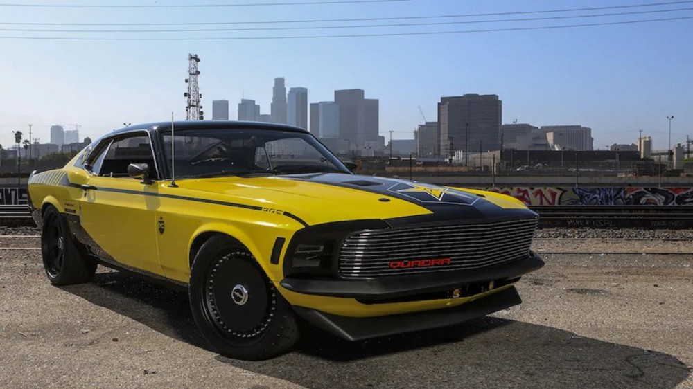 福特野马quadra从虚拟游戏到现实世界肌肉车改装鉴赏