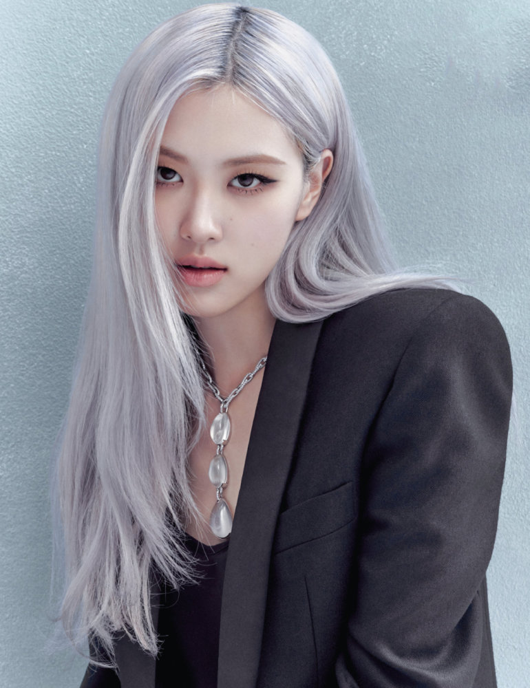 blackpink朴彩英的神仙发色名媛气质非凡紫发太美腻了