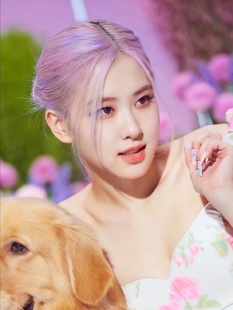 blackpink朴彩英的神仙发色名媛气质非凡紫发太美腻了