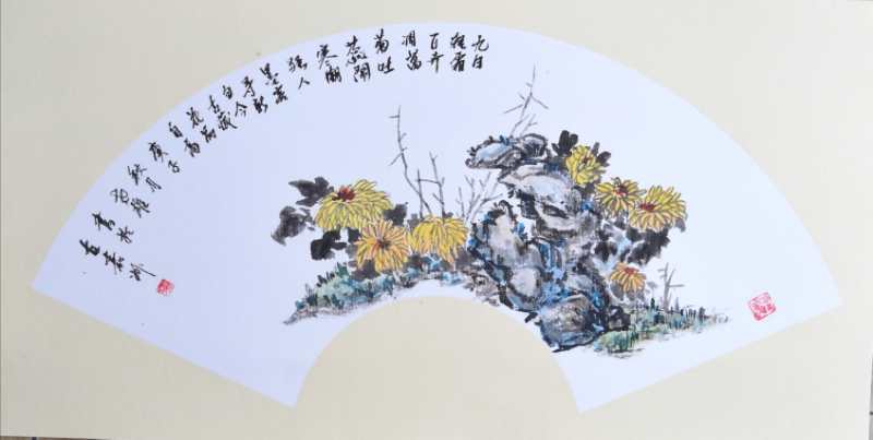 肖世雄|肖世雄国画作品祝福祖国繁荣昌盛，人民幸福安康