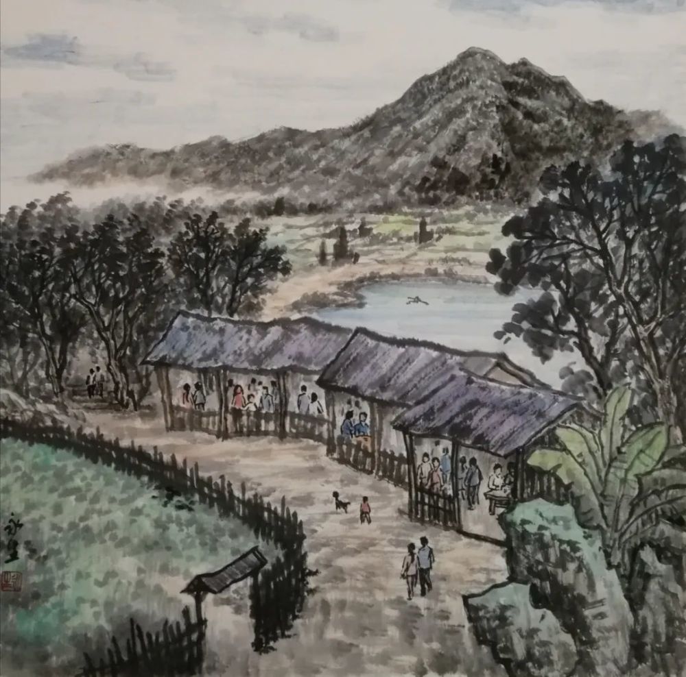 康永生|康永生画展【专辑】——康永生画笔下的家乡情怀