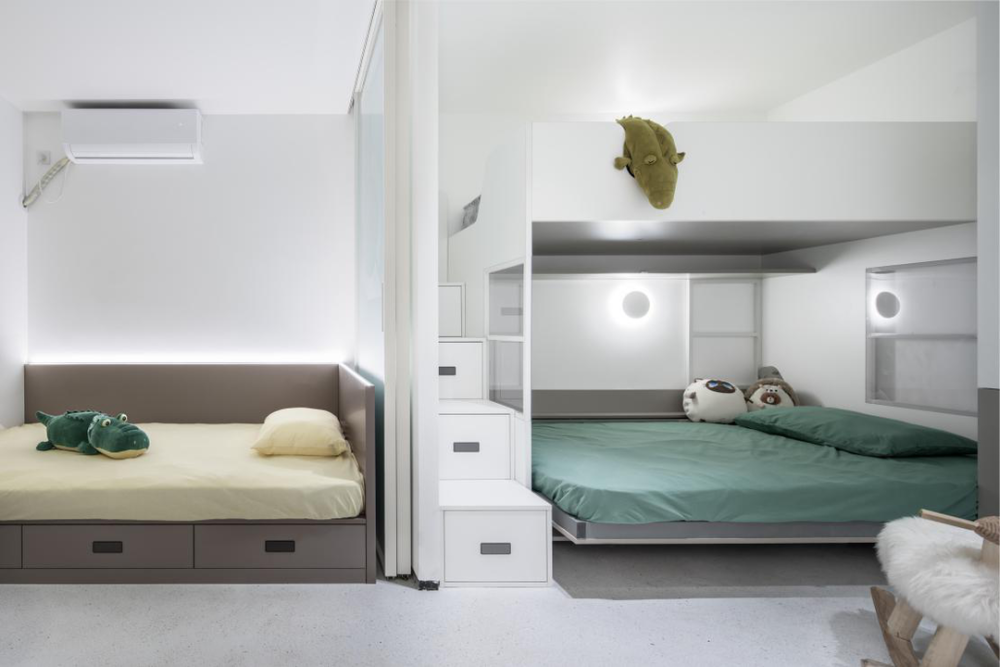 小户型设计|房子再小也是家！北京一家四口住58㎡，空间丝毫不浪费