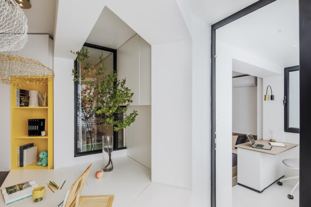 小户型设计|房子再小也是家！北京一家四口住58㎡，空间丝毫不浪费