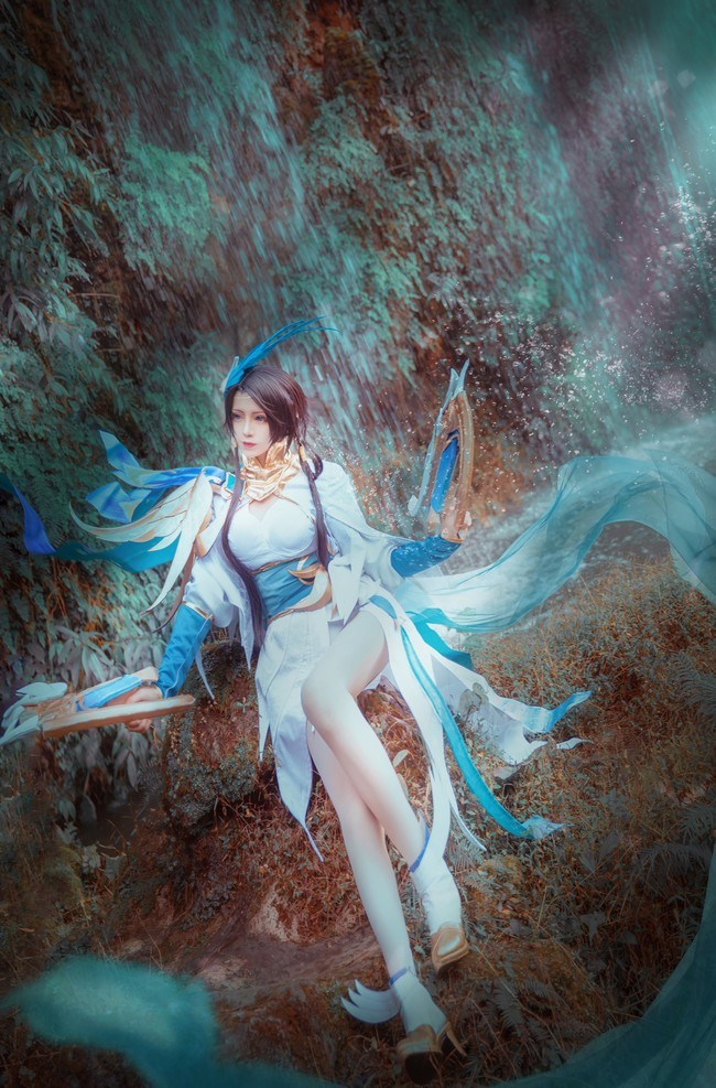 cos欣赏王者荣耀虞姬云霓雀翎