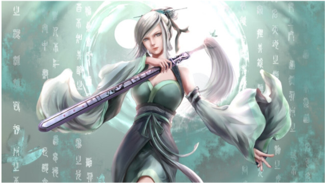 秋骊,十大名剑中排名第九,但据传威力要比排名第六的雪霁大,现任剑主