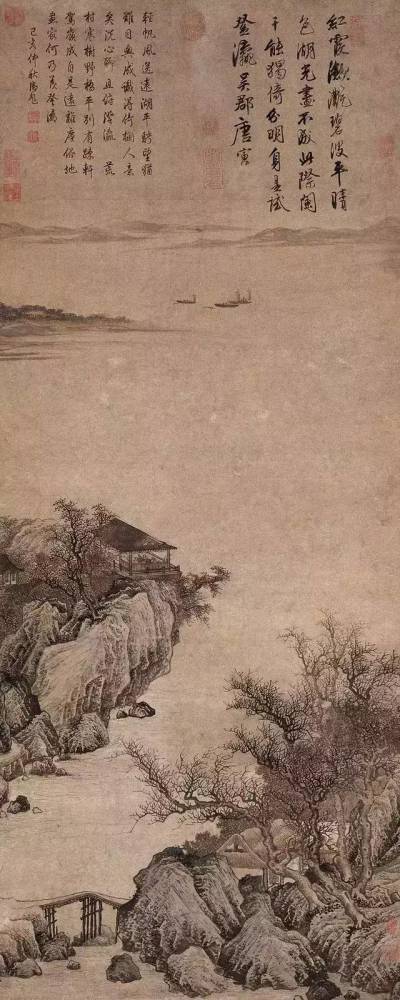 唐伯虎|唐伯虎山水画欣赏，不愧为世人心目中的“传奇”艺人！