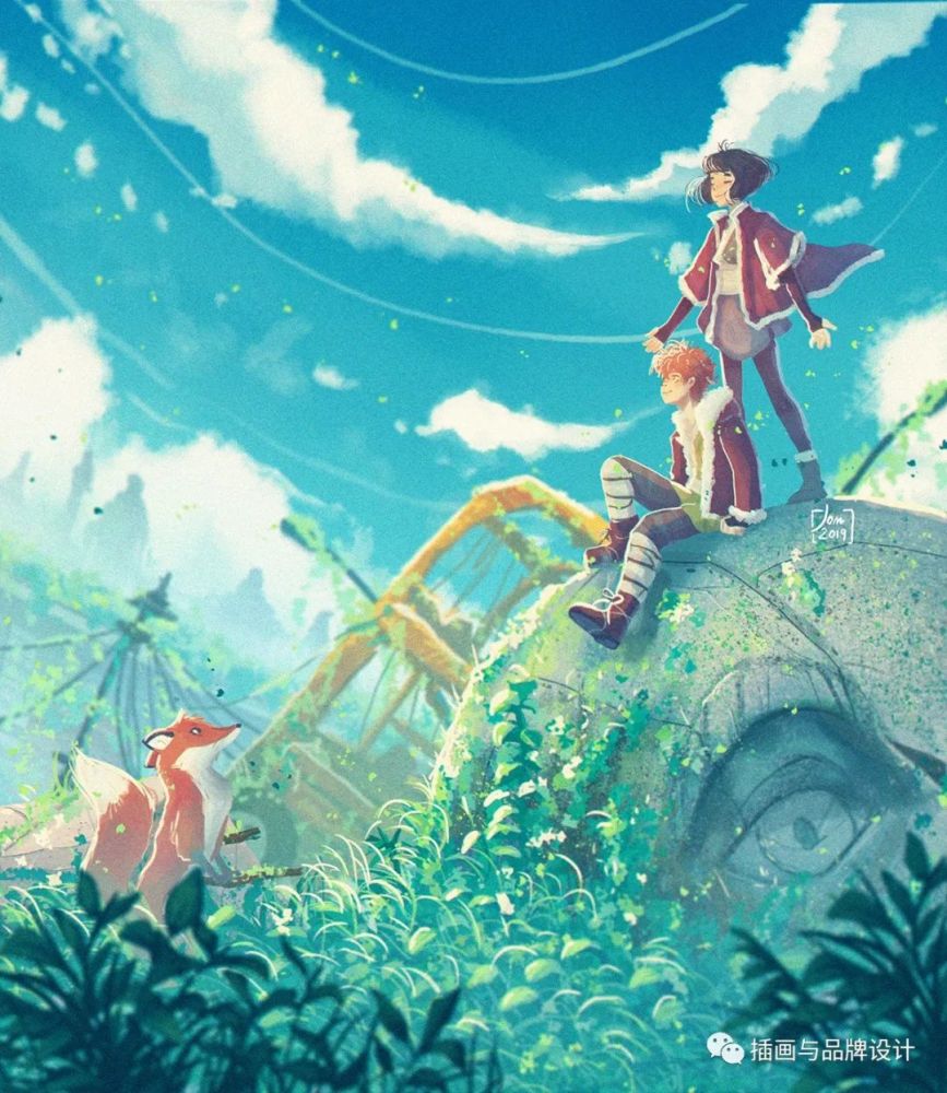 动漫|氛围感超强的奇幻冒险风，布满噪点的画面太有质感了