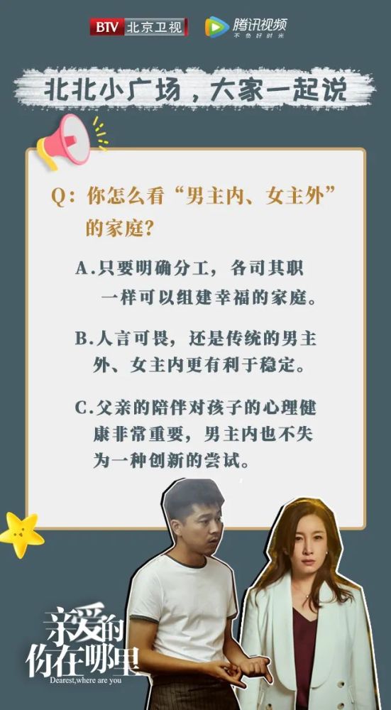 亲爱的你在哪里|北京卫视《亲爱的你在哪里》丁宇这样的家庭模式，你怎么看？