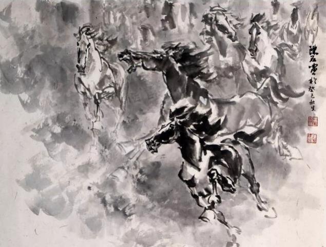 水墨|陈石画艺：水墨中的豪迈与清雅