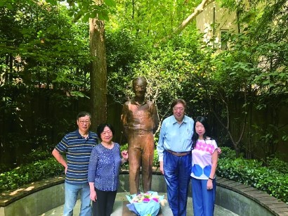 冯骥才|冯骥才沪上六小时会友记