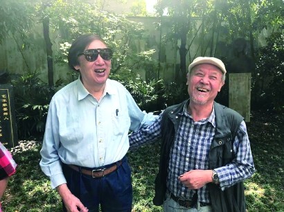 冯骥才|冯骥才沪上六小时会友记