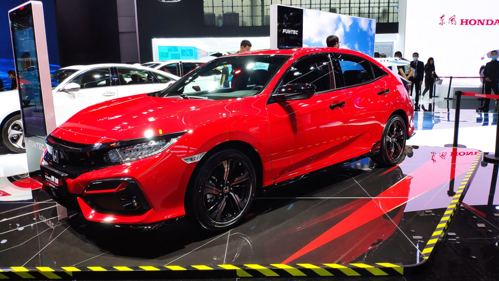 本田思域hatchback|2020年北京车展：本田思域HATCHBACK实车
