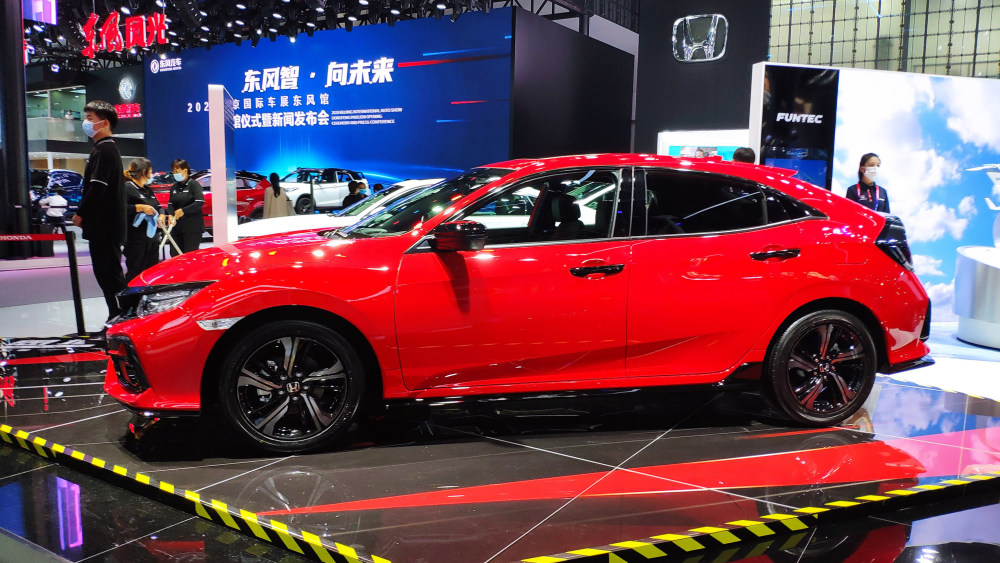 本田思域hatchback|2020年北京车展：本田思域HATCHBACK实车