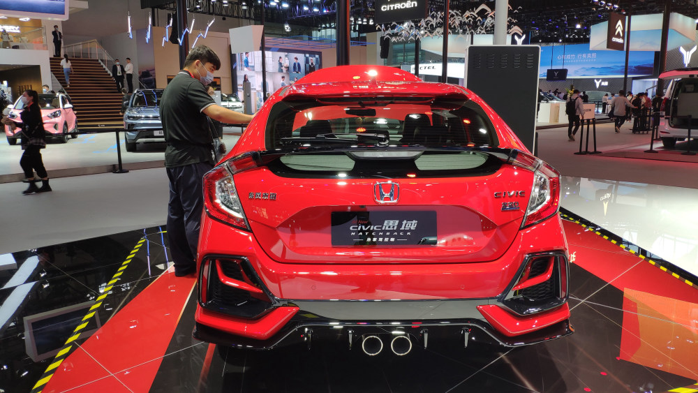 本田思域hatchback|2020年北京车展：本田思域HATCHBACK实车