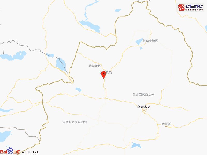 克拉玛依区|新疆克拉玛依市克拉玛依区发生3.1级地震