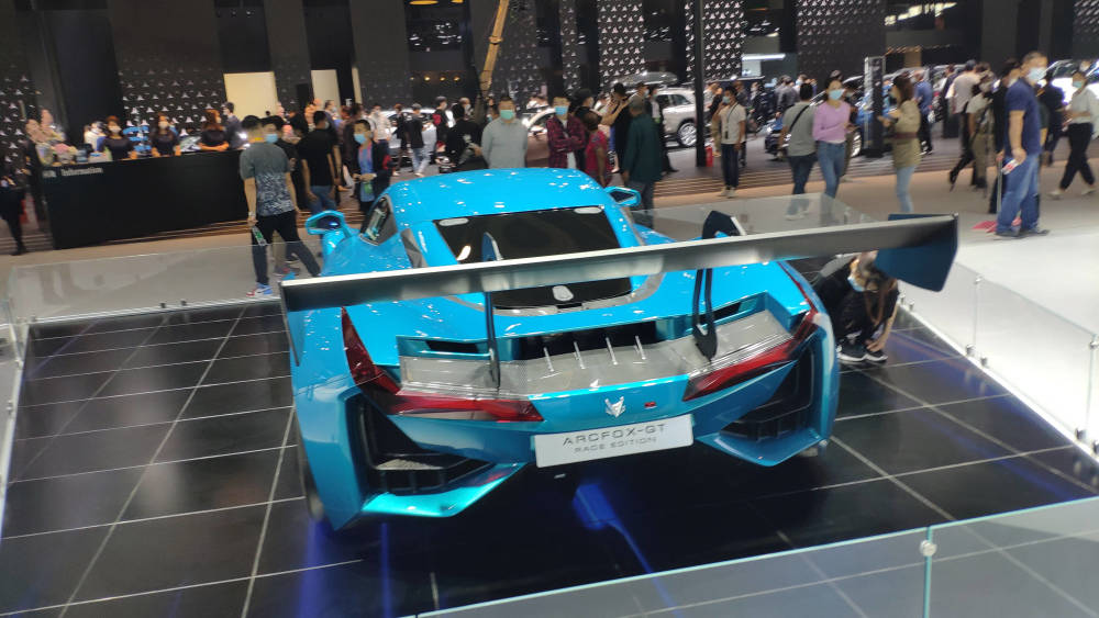 arcfox gt|2020年北京车展：ARCFOX GT赛道版实车