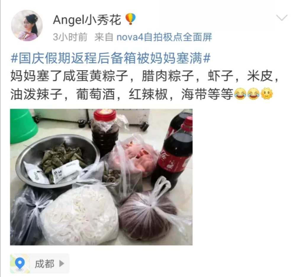 返程高峰|返程高峰已开启，后备箱又被塞满了！连这个空间也没放过