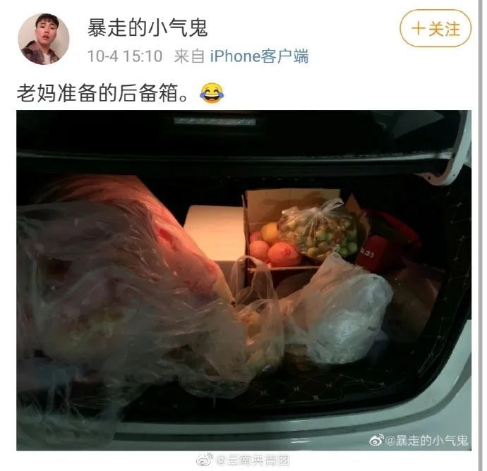 返程高峰|返程高峰已开启，后备箱又被塞满了！连这个空间也没放过