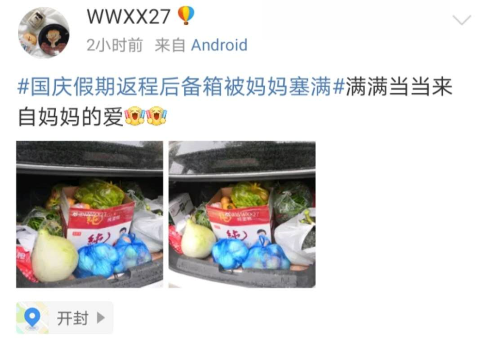 返程高峰|返程高峰已开启，后备箱又被塞满了！连这个空间也没放过