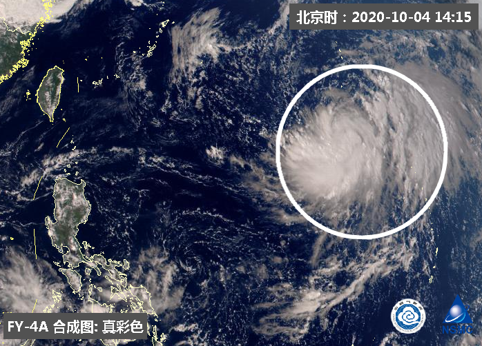 它"摇身一变"成为今年第14号台风"灿鸿"