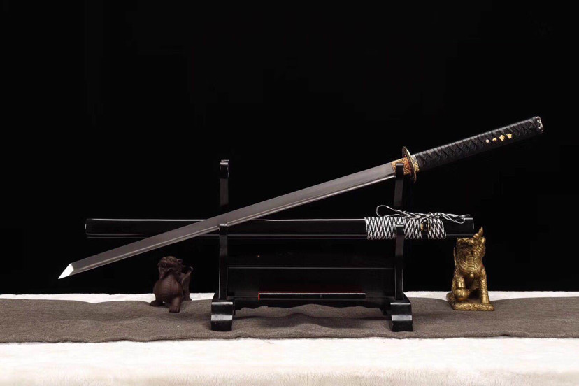 26寸忍者直刀,65锰钢一体锻造