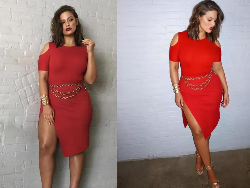 看180斤胖模怎么穿出时尚范教你摆脱臃肿微胖女孩穿搭典范