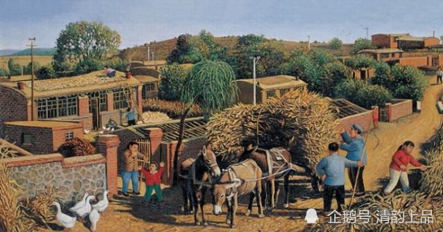 中国美术家协会|油画家陈树中的北方农民生活题材油画创作