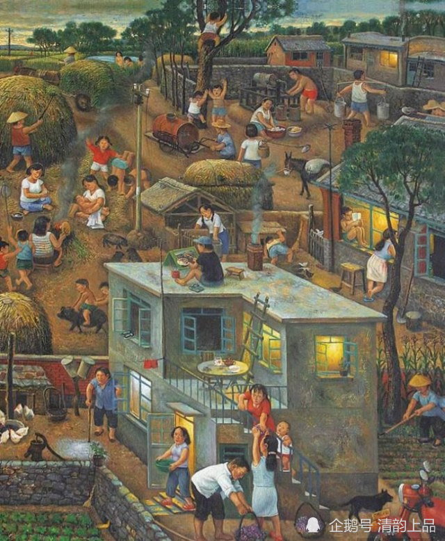 中国美术家协会|油画家陈树中的北方农民生活题材油画创作